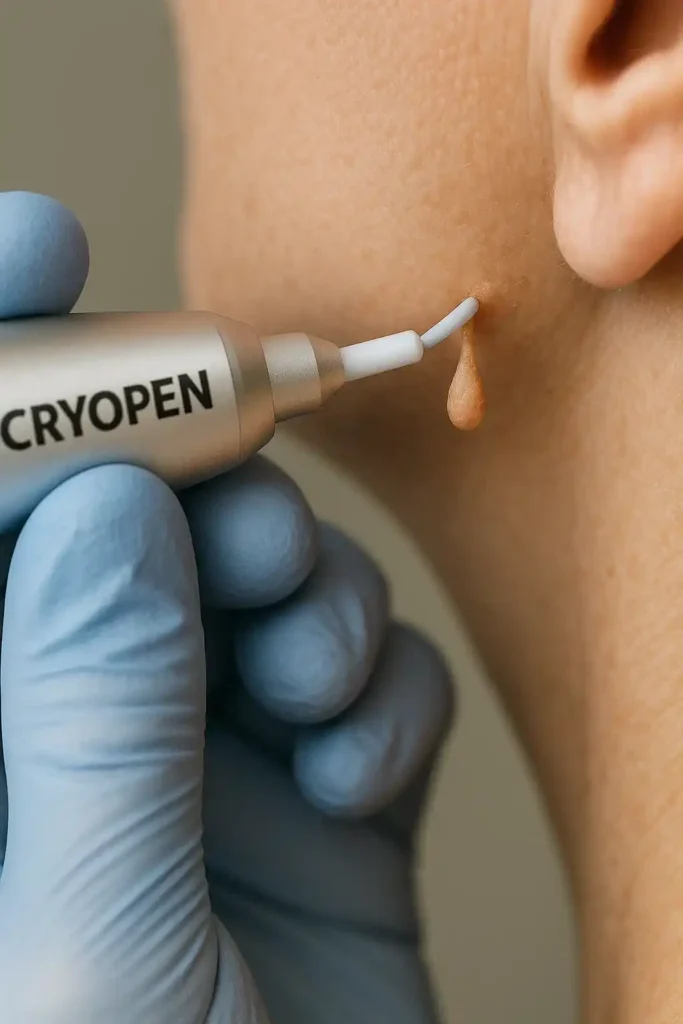Cryopen for skin tags removal Macclesfield speak to our team today!