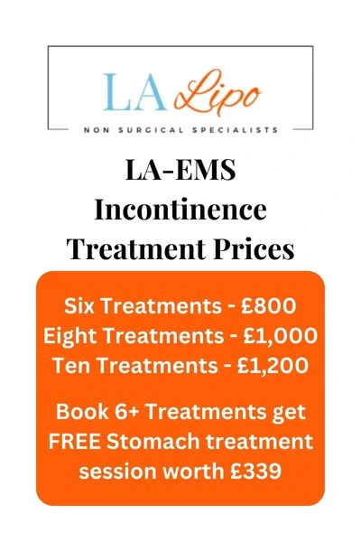 LA-EMS Incontinence Treatment Prices Macclesfield