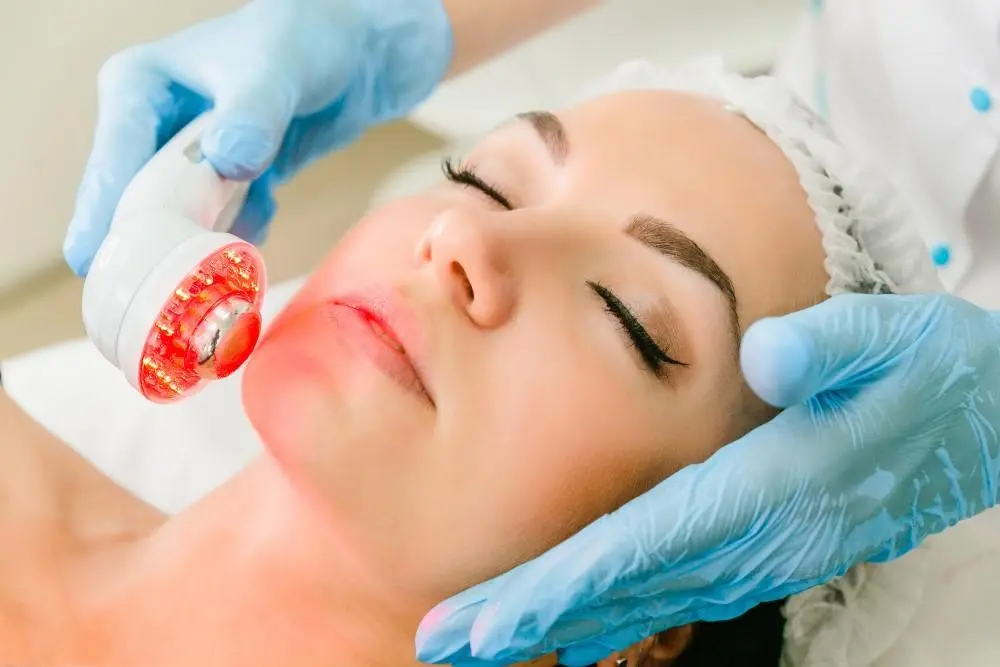 woman having non-surgical Morph8 treatment Macclesfield