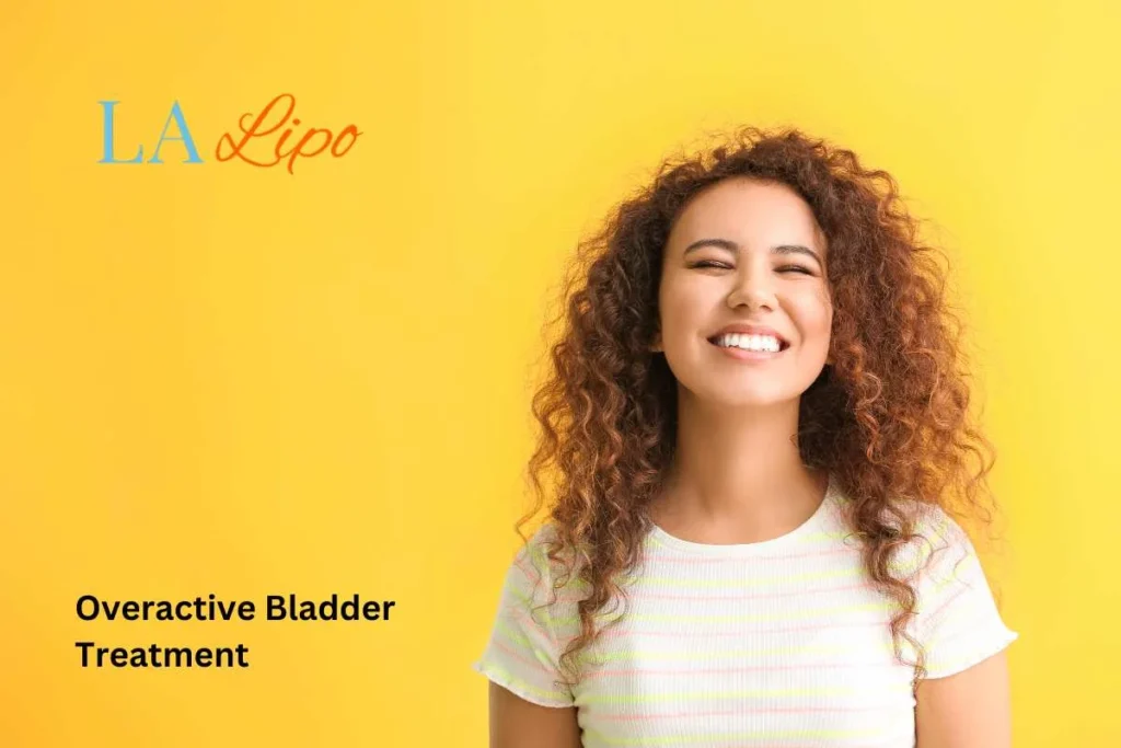 woman smiling about overactive bladder treatment Macclesfield solutions